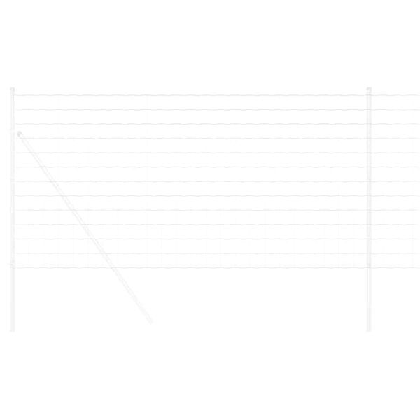 vidaXL Cerca Euro Plateado 1.2 x 25 m