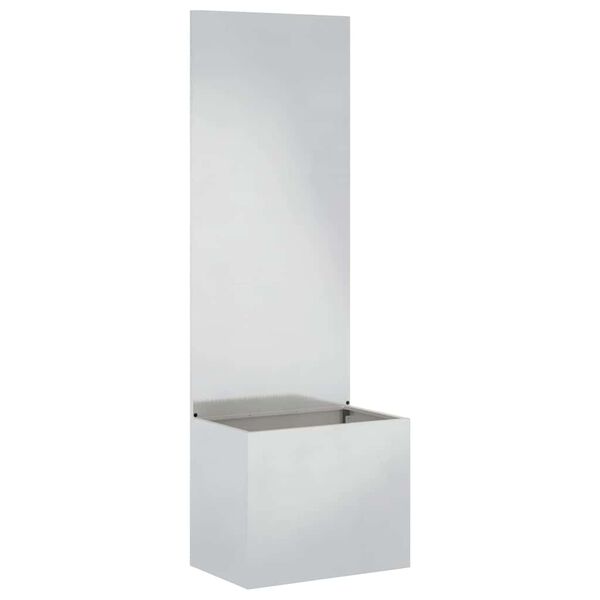 vidaXL Pantalla de Privacidad para Jard&iacute;n Calado Plata 50 x 140 cm