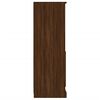 vidaXL Aparador alto madera contrachapada roble marr&oacute;n 36x35,5x103,5cm