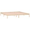 vidaXL Estructura de cama sin colchón madera maciza de pino 193x203 cm