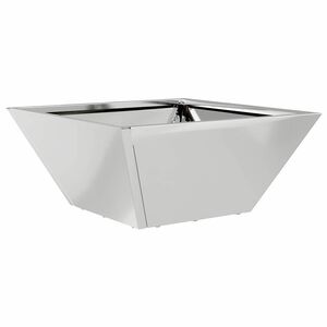 vidaXL Macetero de Jard&iacute;n Plateado 35 x 35 x 15 cm Acero Galvanizado
