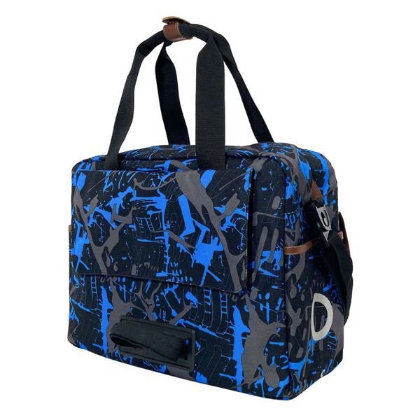 Willex Alforja para bicicleta Ice azul y negro 19 L