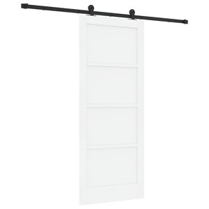 vidaXL Puerta Corredera ORKDAL Blanco 83 x 202 cm