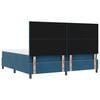 vidaXL Cama tipo Box Spring Azul oscuro 200 x 200 cm Terciopelo