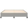 vidaXL Cama sin colch&oacute;n tela gris claro 180x200 cm