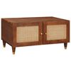 vidaXL Mesa de Caf&eacute; 80 x 50 x 40 cm Madera de mango maciza