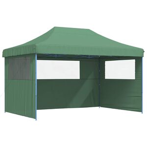 vidaXL Carpa de Fiesta 292 x 440 x 315 cm Verde Tela Oxford