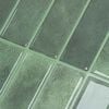 vidaXL Azulejo Rectangular 10 pcs Verde oscuro 29 x 23 x 0,08 cm