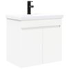 vidaXL M&oacute;dulo de ba&ntilde;o con grifer&iacute;a Blanco 61 x 40 x 74,5 cm