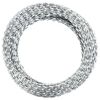 vidaXL Alambre concertina con clips acero galvanizado 300 m