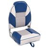 vidaXL Silla de barco con respaldo alto plegable 39x43x58 cm