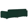 vidaXL Sof&aacute; cama nido terciopelo verde oscuro 80x200 cm