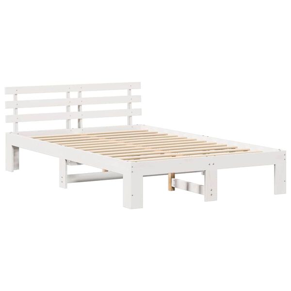 vidaXL Estructura de cama 120 x 190 cm Madera de pino macizo