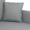 vidaXL Sill&oacute;n de tela gris claro 60 cm