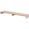vidaXL Soporte para pantalla madera de ingenier&iacute;a beige 110x23,5x9 cm
