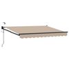 vidaXL Toldo Retr&aacute;ctil El&eacute;ctrico Beige 2,5 x 2 m