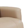 vidaXL Sill&oacute;n reclinable masaje reposapi&eacute;s cuero sint&eacute;tico capuchino