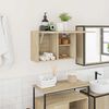 vidaXL Mueble de pared ba&ntilde;o madera ingenier&iacute;a roble Sonoma 60x25x40 cm