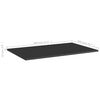 vidaXL Estante estanter&iacute;a 4 uds contrachapada negro brillo 80x50x1,5cm