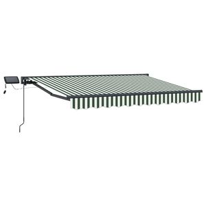 vidaXL Armaz&oacute;n de toldo manual con LEDs 3 x 2,5 m