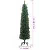 vidaXL &Aacute;rbol de Navidad artificial Verde 240 cm PVC, Acero y Pl&aacute;stico