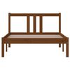 vidaXL Estructura cama sin colch&oacute;n madera maciza marr&oacute;n miel 100x200cm