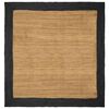 vidaXL Alfombra de &aacute;rea Gris oscuro 240 x 240 cm yute