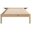 vidaXL Estructura de Cama con Mesitas Natural 100 x 220 cm