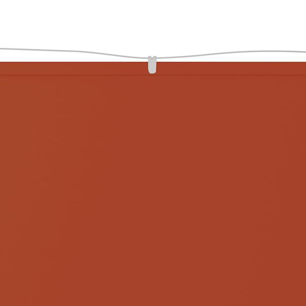 vidaXL Toldo vertical terracota tela oxford 100x1000 cm