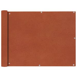 vidaXL Toldo para balc&oacute;n tela oxford 90x400 cm terracota