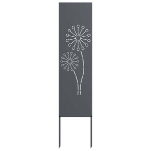 vidaXL Pantalla de Privacidad para Jard&iacute;n Calado Antracita 32 x 140 cm