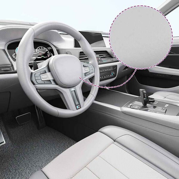 vidaXL L&aacute;mina para coches plateado mate 100x150 cm