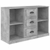 vidaXL Aparador madera contrachapada gris hormig&oacute;n 104,5x35,5x67,5 cm