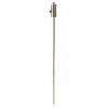 Esschert Design Antorcha de aceite sobre poste acero inoxidable