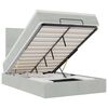 vidaXL Estructura cama otomana colchones gris claro 120x200cm