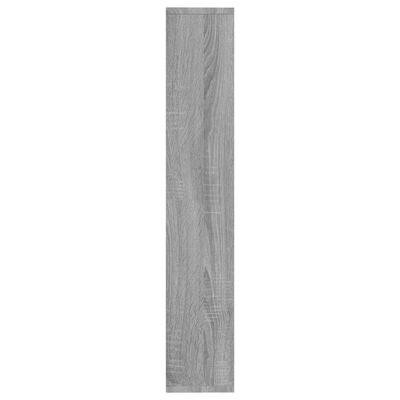 vidaXL Estantería de pared madera de ingeniería gris Sonoma 36x16x90cm