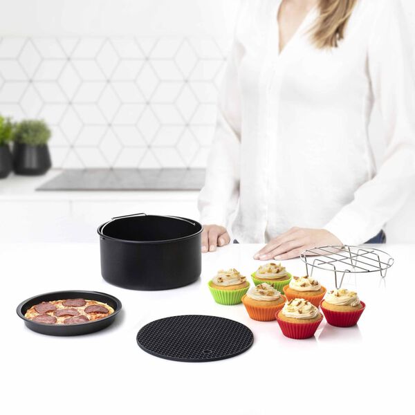 Princess Accesorios de freidora de aire 10 pzas 3,2L metal y silicona