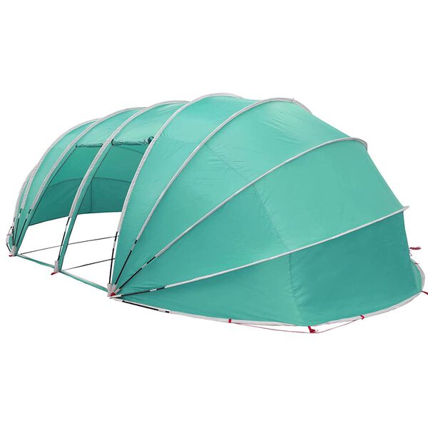 vidaXL Tienda de piscina tipo c&uacute;pula Verde 640 x 432 x 205 cm