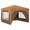 vidaXL Carpa Plegable para Fiestas 290 x 290 x 245 cm Beige