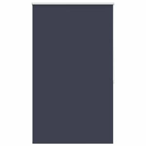 vidaXL Estor enrollable opaco 84,4x175 cm Tejido Ancho 80 cm Azul Marino