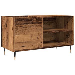 vidaXL Mueble para discos madera ingenier&iacute;a envejecida 84,5x38x48 cm