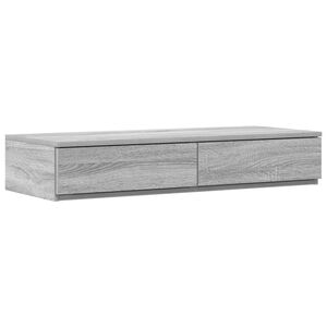 vidaXL Cajones de cama con caj&oacute;n Gris Sonoma 100 x 36,5 x 16,5 cm