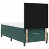 vidaXL Cama tipo Box Spring Verde oscuro 90 x 190 cm Terciopelo