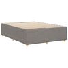 vidaXL Cama sin colch&oacute;n tela gris taupe 140x190 cm