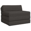 vidaXL Sof&aacute; Cama Plegable Gris oscuro 200 x 70 x 10 cm Tela