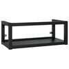 vidaXL Estructura de lavabo suspendido hierro negro 79x38x31 cm
