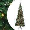 vidaXL &Aacute;rbol de Navidad Artificial de Esquina Verde 180 cm PVC y Metal