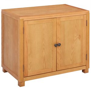 vidaXL Armario Marr&oacute;n 78 x 50 x 70 cm Madera de Roble S&oacute;lido