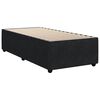 vidaXL Cama box spring con colch&oacute;n cuero sint&eacute;tico negro 90x190 cm
