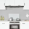 vidaXL Protector contra salpicaduras cocina vidrio templado 70x40 cm